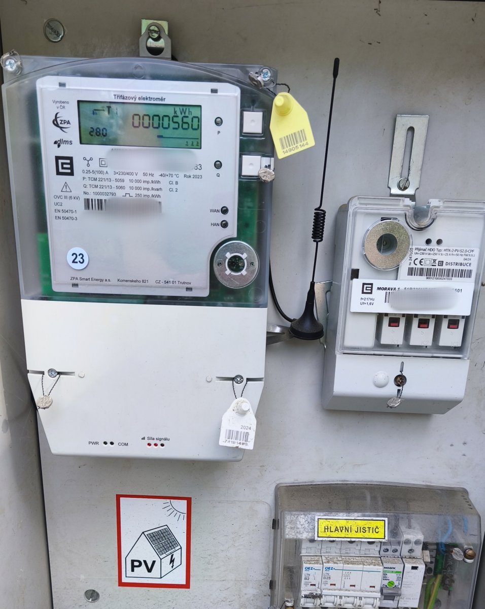 Výměna elektroměru - SmartMeter Sdílení